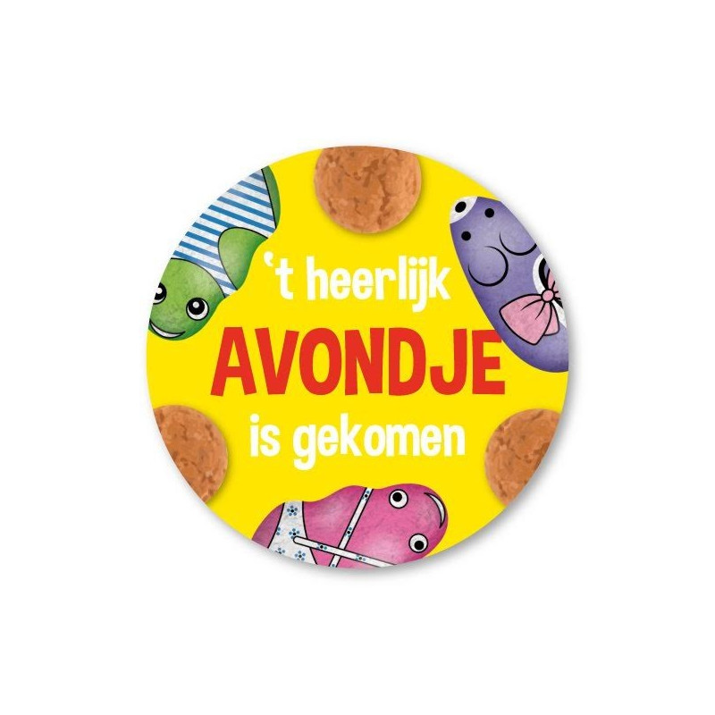 sinterklaas sticker heerlijk avondje