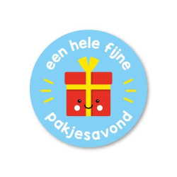 stickerset fijne pakjesavond
