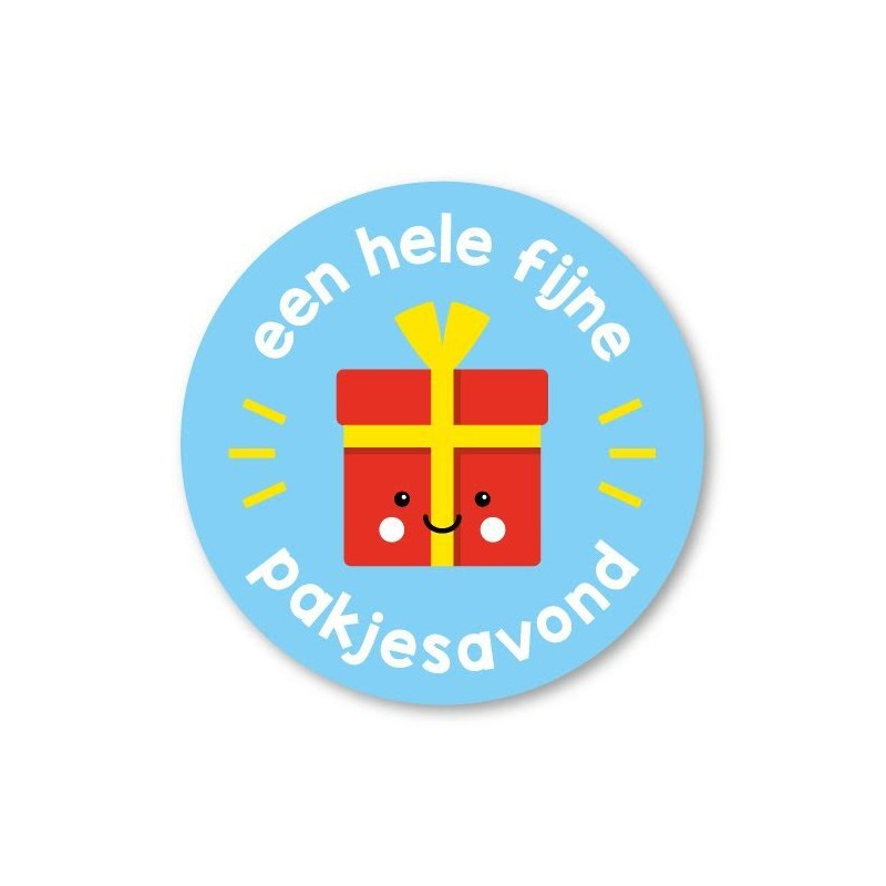 stickerset fijne pakjesavond