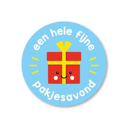 stickerset fijne pakjesavond