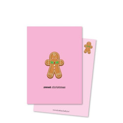 kerstkaart sweet christmas