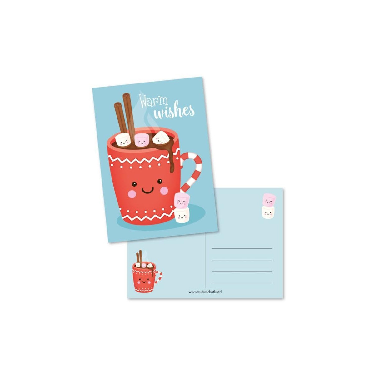 kerstkaart warm wishes