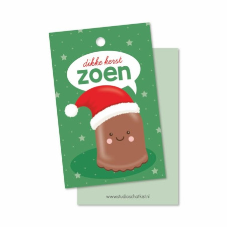 kadolabel dikke kerstzoen