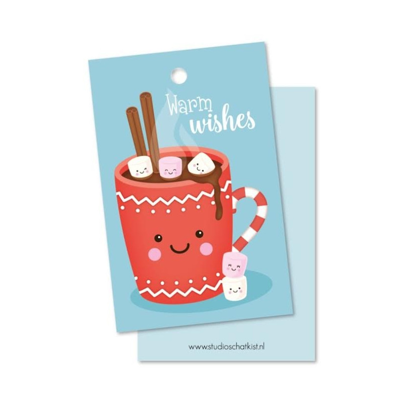 Kadolabel Warm Wishes