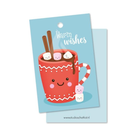 Kadolabel Warm Wishes