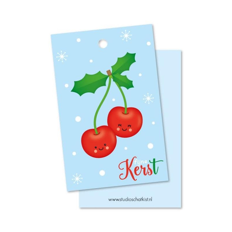 kadolabel fijne kerst