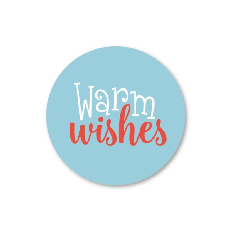 sticker warm wishes