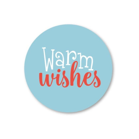 sticker warm wishes