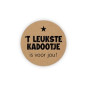 sticker kraft leukste kadootje