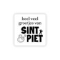 Sticker veel groetjes sint