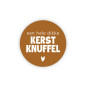 sticker dikke kerstknuffel