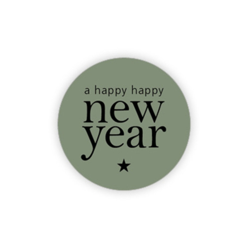 sticker happy happy new year