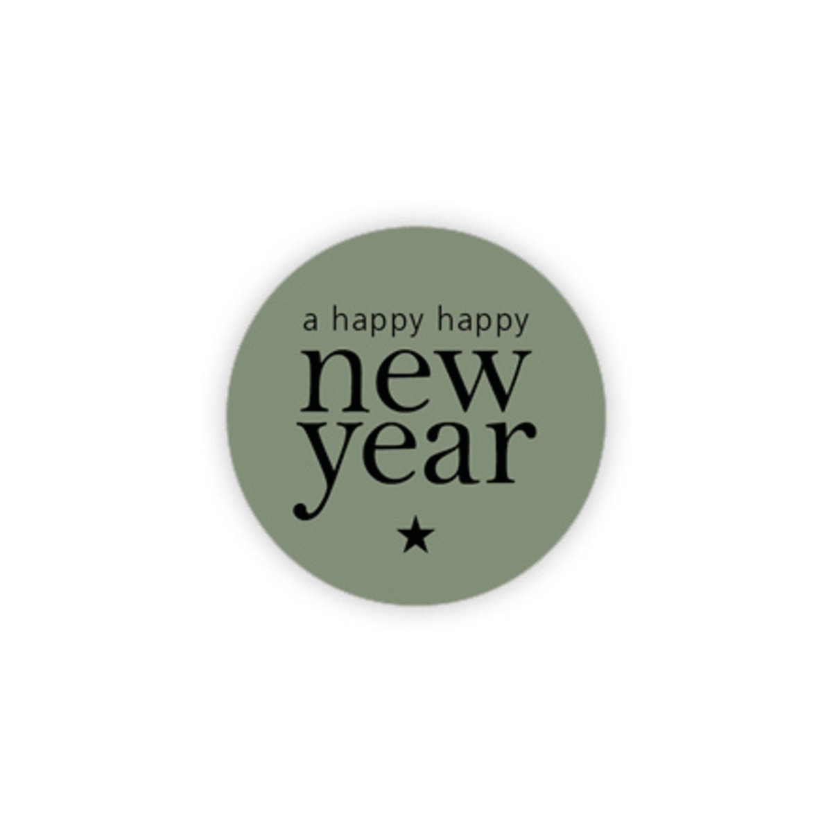 sticker happy happy new year