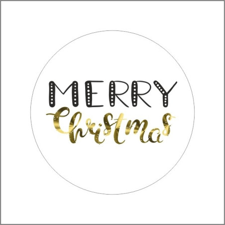 Sticker merry christmas