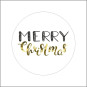 Sticker merry christmas