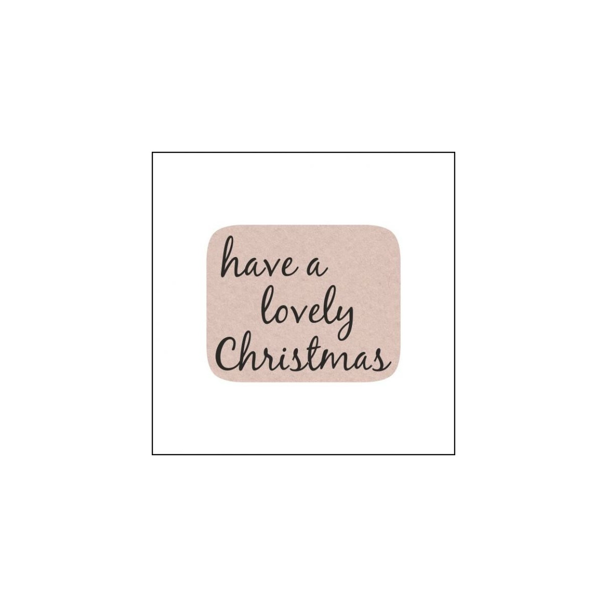 Sticker have lovely christmas
