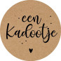 sticker kraft kadootje