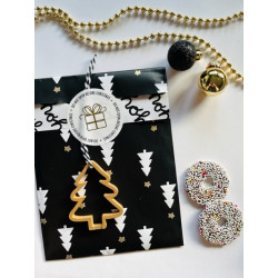 houten kerstboom goud