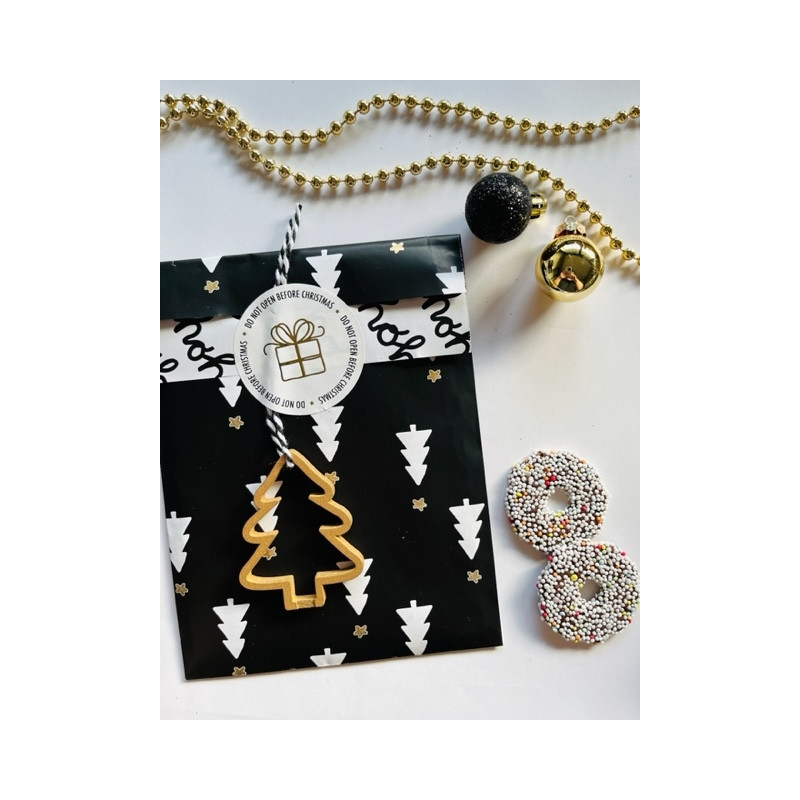 houten kerstboom goud