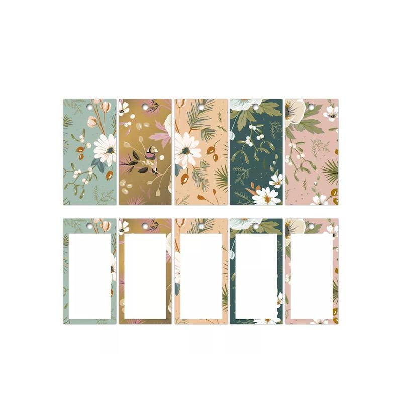 kadolabel kerst vintage