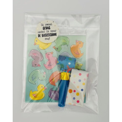 traktatie eendje stickers