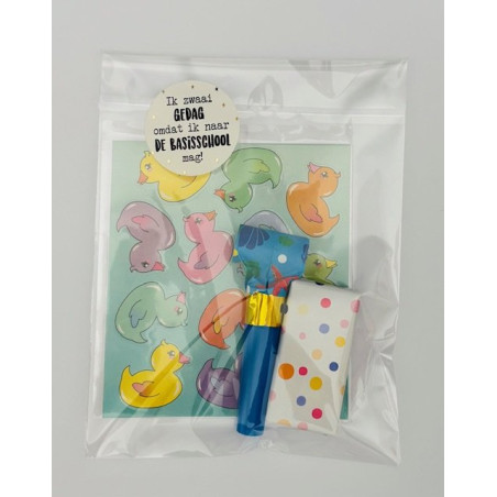 traktatie eendje stickers