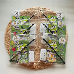 traktatie voetbal stickers