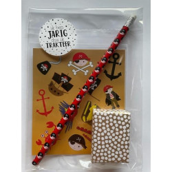 piraat traktatie stickers