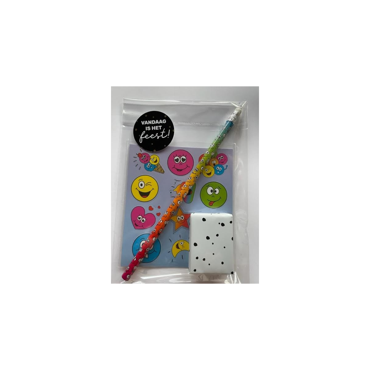 traktatie smiley stickers
