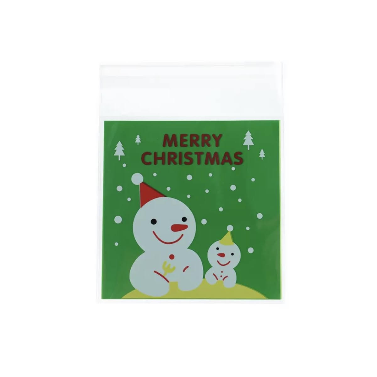 kerst traktatiezakje sneeuwpop