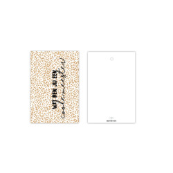 kadolabel coole meester