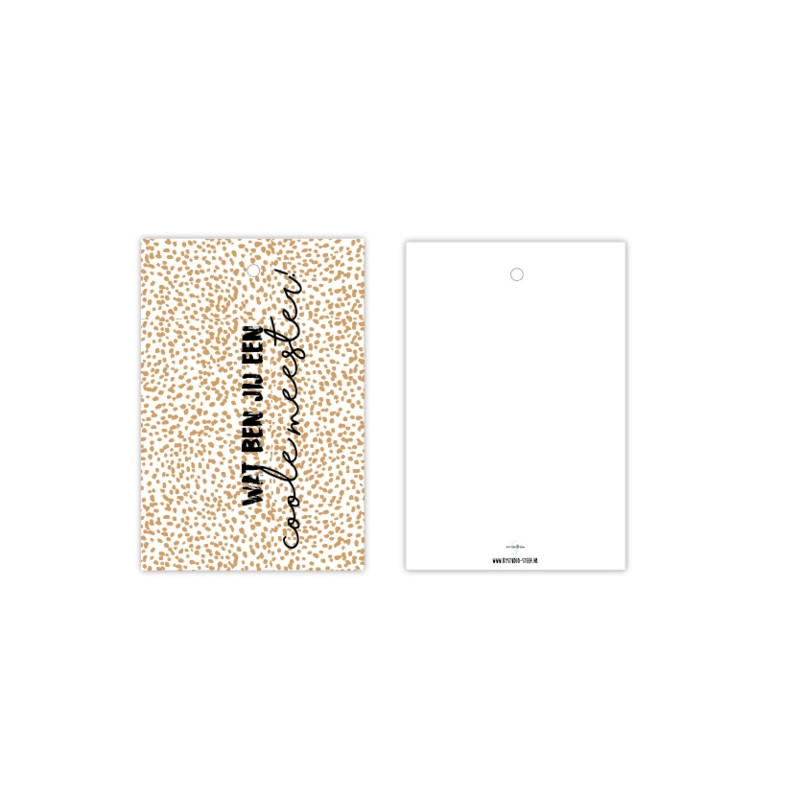 kadolabel coole meester