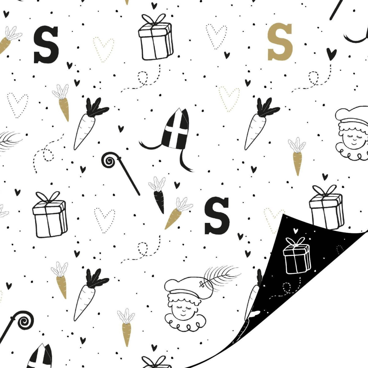 sinterklaasfeest kadopapier