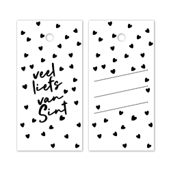 kadolabel veel liefs sint