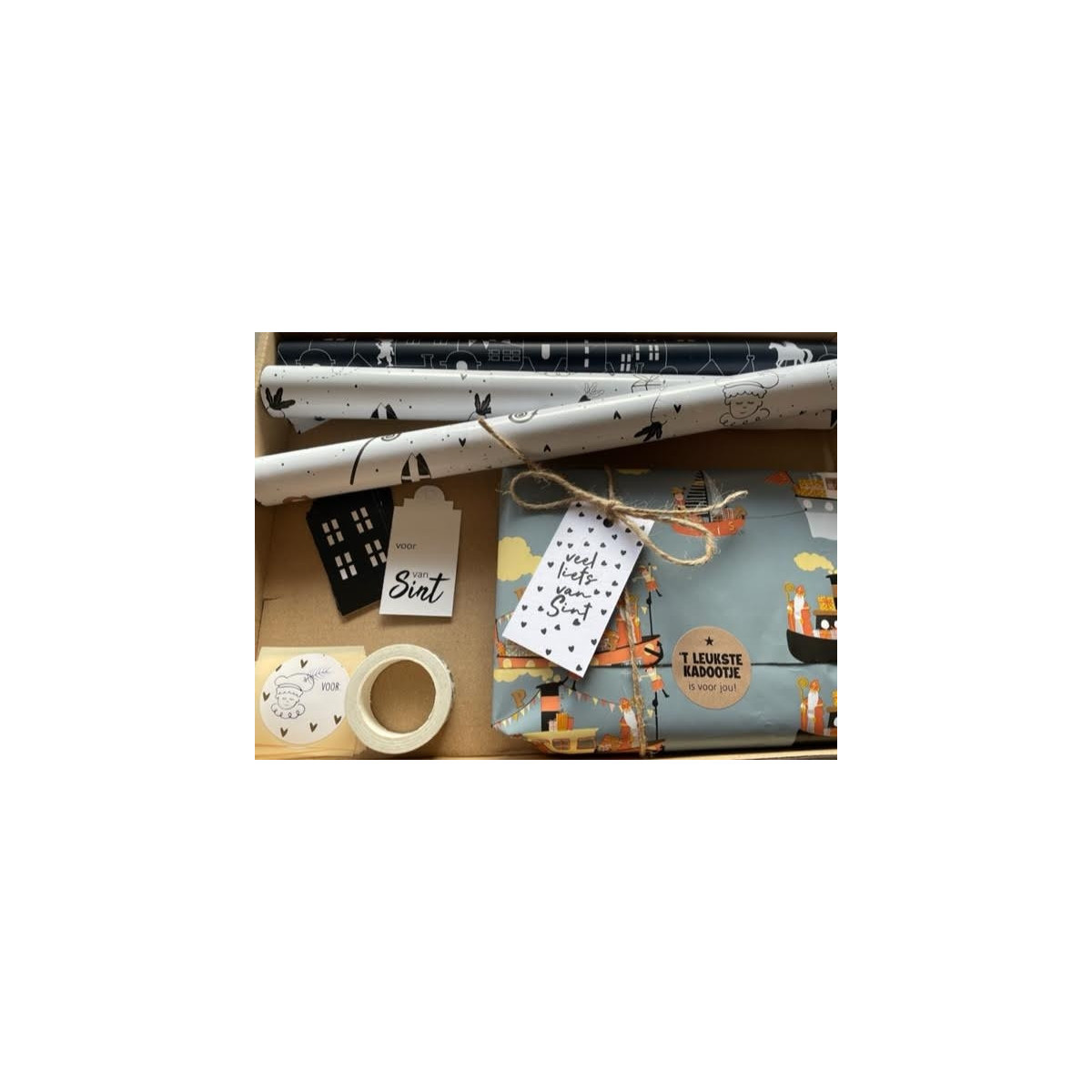 kadolabel veel liefs sint