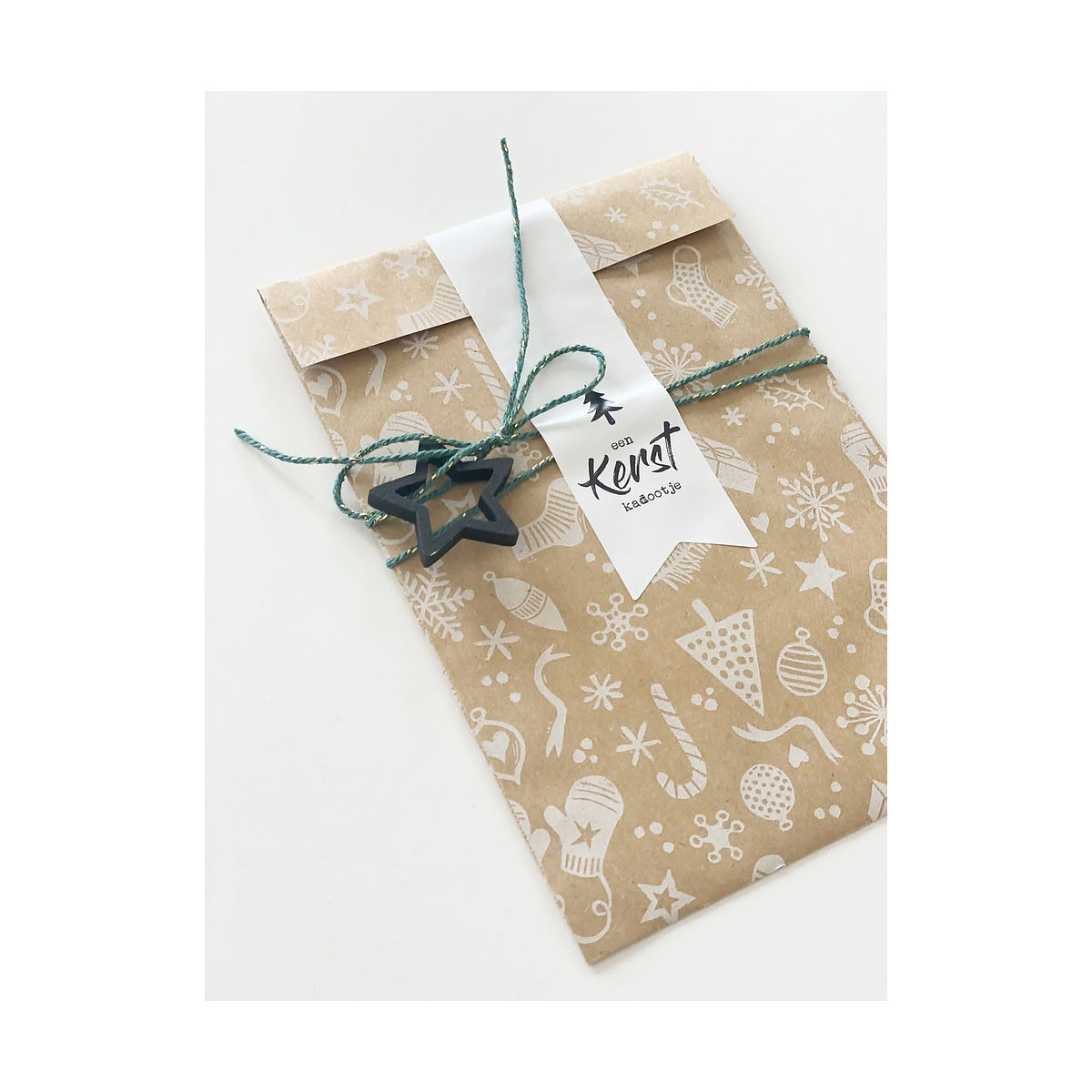 labelsticker kerstkadootje