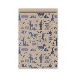 Kraft kadozak metallic blauw