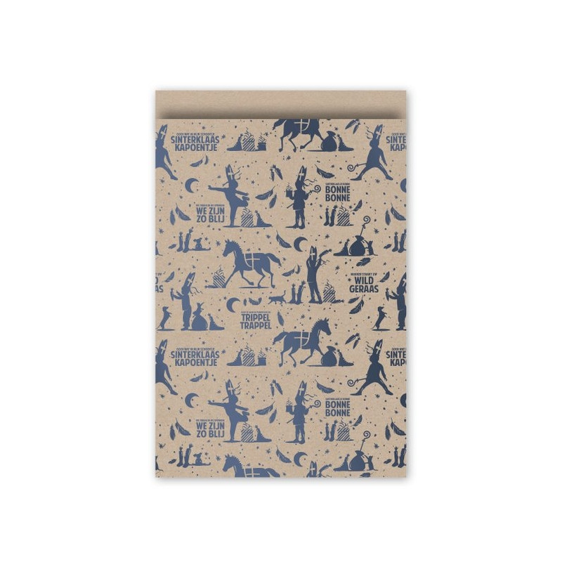 Kraft kadozak metallic blauw