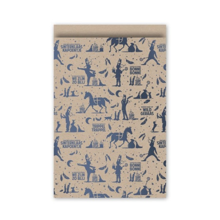 Kraft kadozak metallic blauw