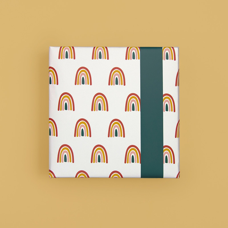 regenboog kadopapier