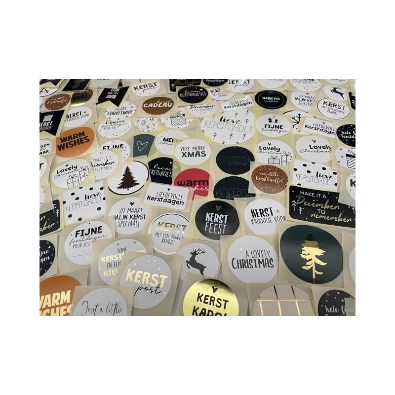 kerst stickerpakket