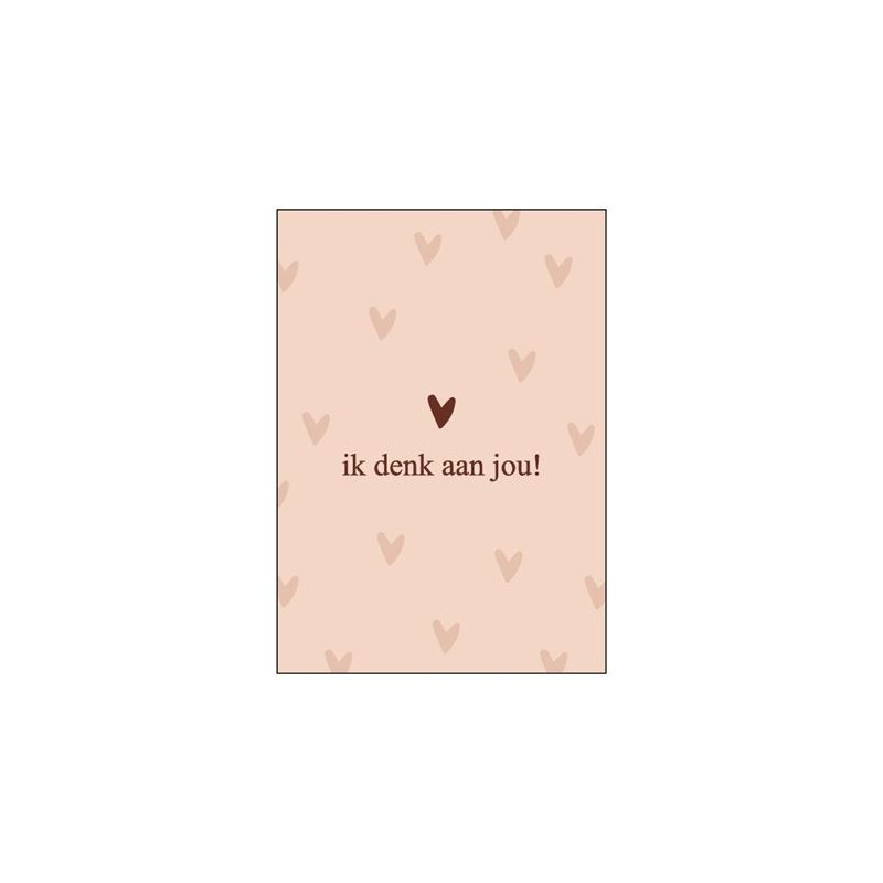 kaart denk aan jou