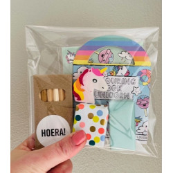 unicorn traktatie kleurboekje