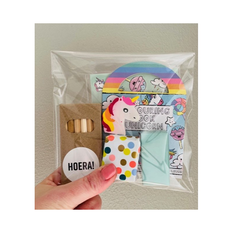 unicorn traktatie kleurboekje