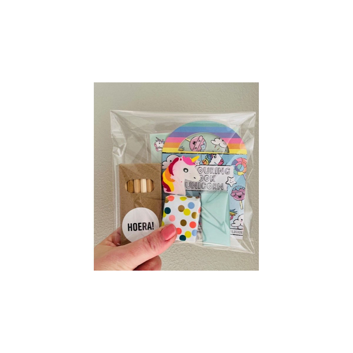 unicorn traktatie kleurboekje