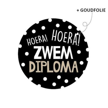 sticker zwemdiploma