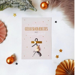 kaart gelukspoppetje geluksmomentjes