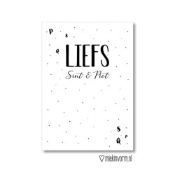 kaart liefs sint piet