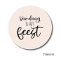 Sticker vandaag feest