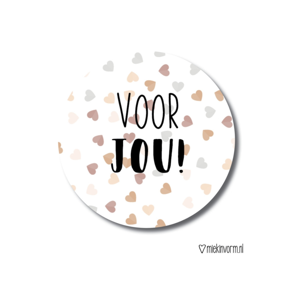 sticker voor jou